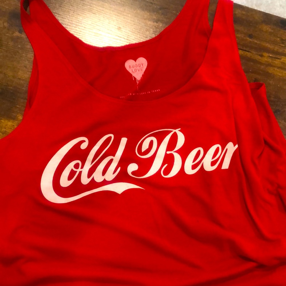 Cold beer tank top (L)